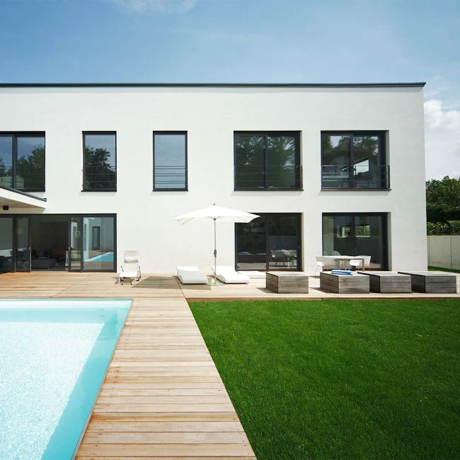 holz-alu-fenster-neubau-augsburg Holz-Aluminium-Fenster an einem Neubau in Augsburg<br />