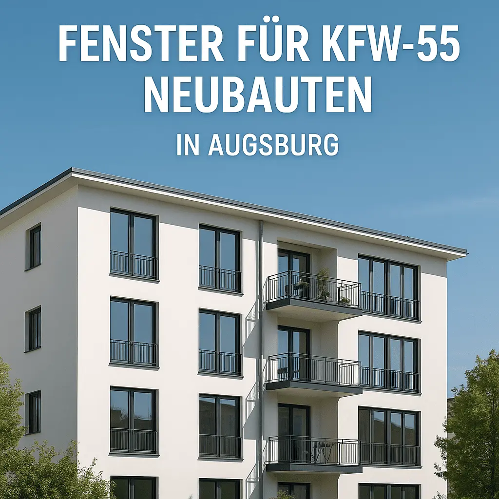 Fenster für KfW-55 Neubauten in Augsburg – energieeffizient und förderfähig