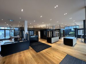 Fensterausstellung Augsburg Innenansicht E.D.A. Fenster Türen Elemente