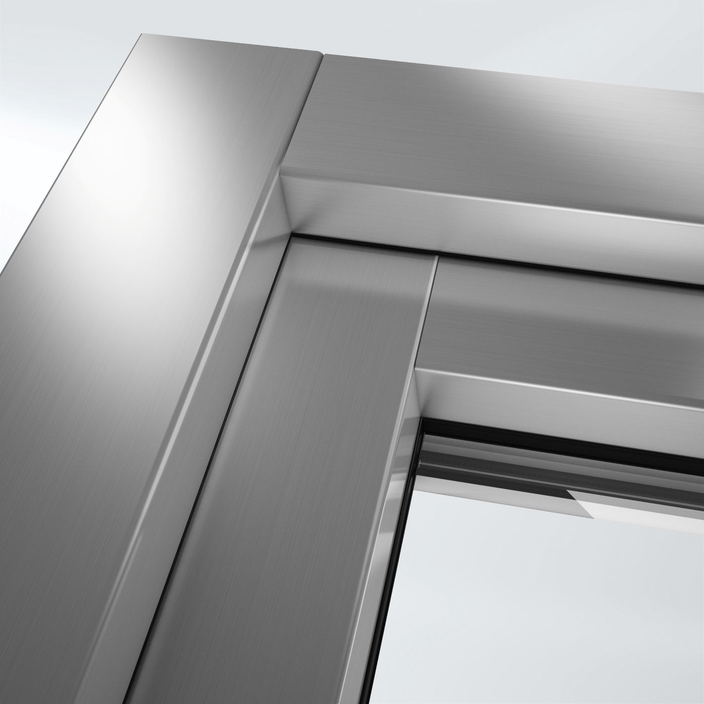 Kunststoff Aluminium Fenster Augsburg Detail Außenansicht Aluschale