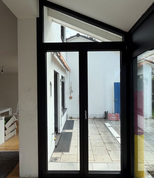 Kunststofffenster Ecke mit Schrägausführung von E.D.A. Fensterbauer in Augsburg