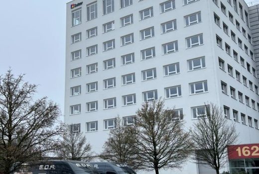 Fenstersanierung Sonnenschutz München Frankfurter Ring Bürogebäude